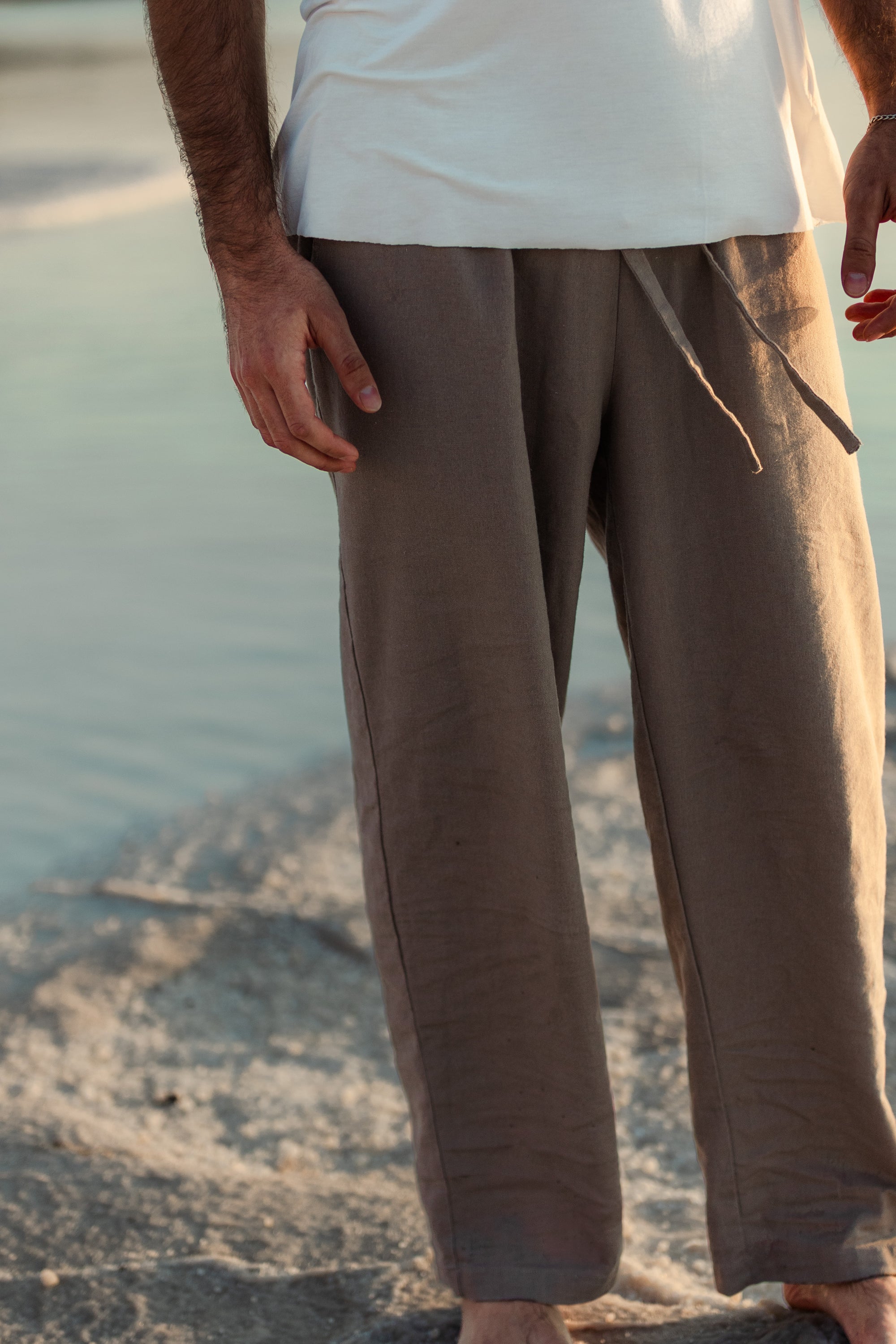 BenBen Tide - Long Pants - Light grey