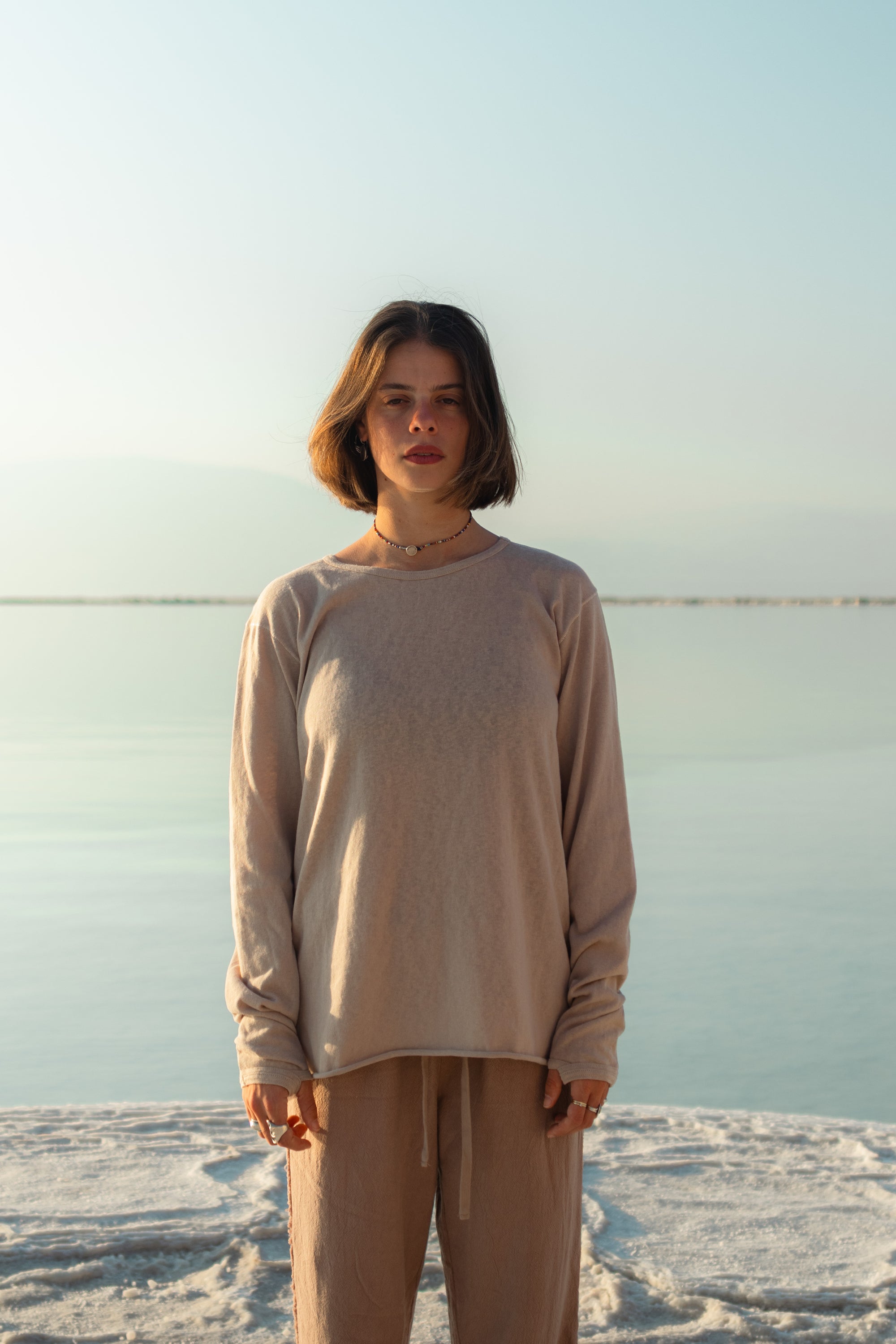 BenBen Mist - Long Sleeve crew - Beige