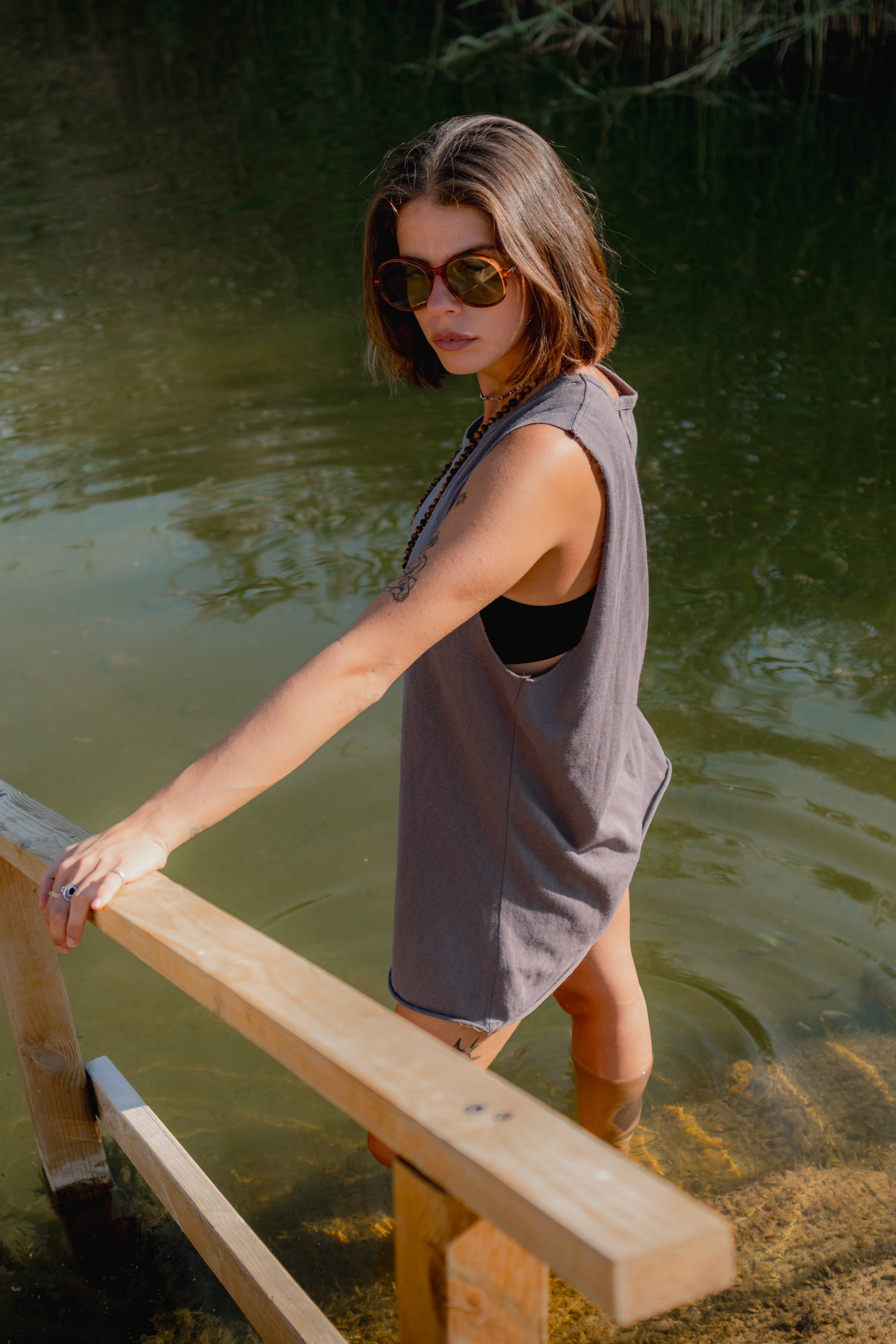 BenBen Sun - Freedom tank - Grey