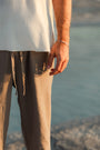 BenBen Tide - Long Pants - Light grey