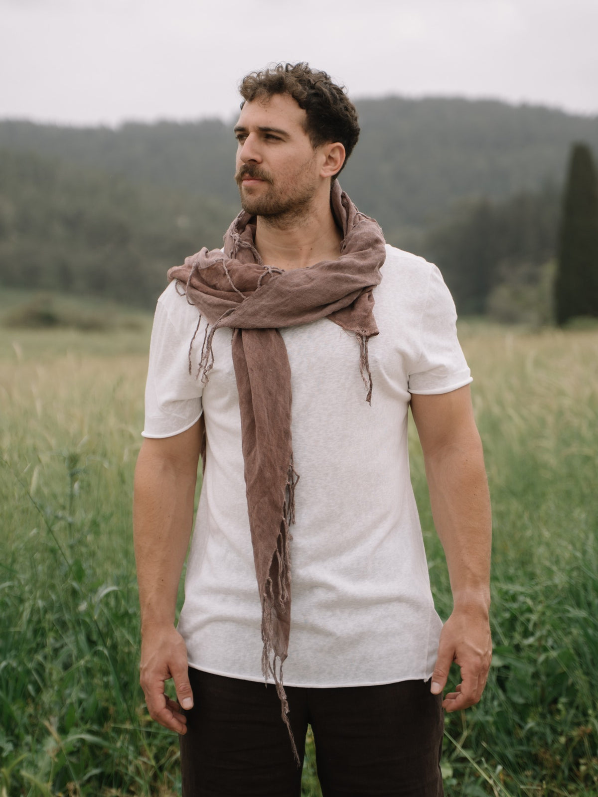 Scarf Dark Brown